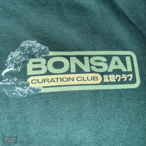 ASOS Design Bonsai Graphic Tee Boxy Oversized Fit Green XL Streetwear Unisex - Picture 8 of 11